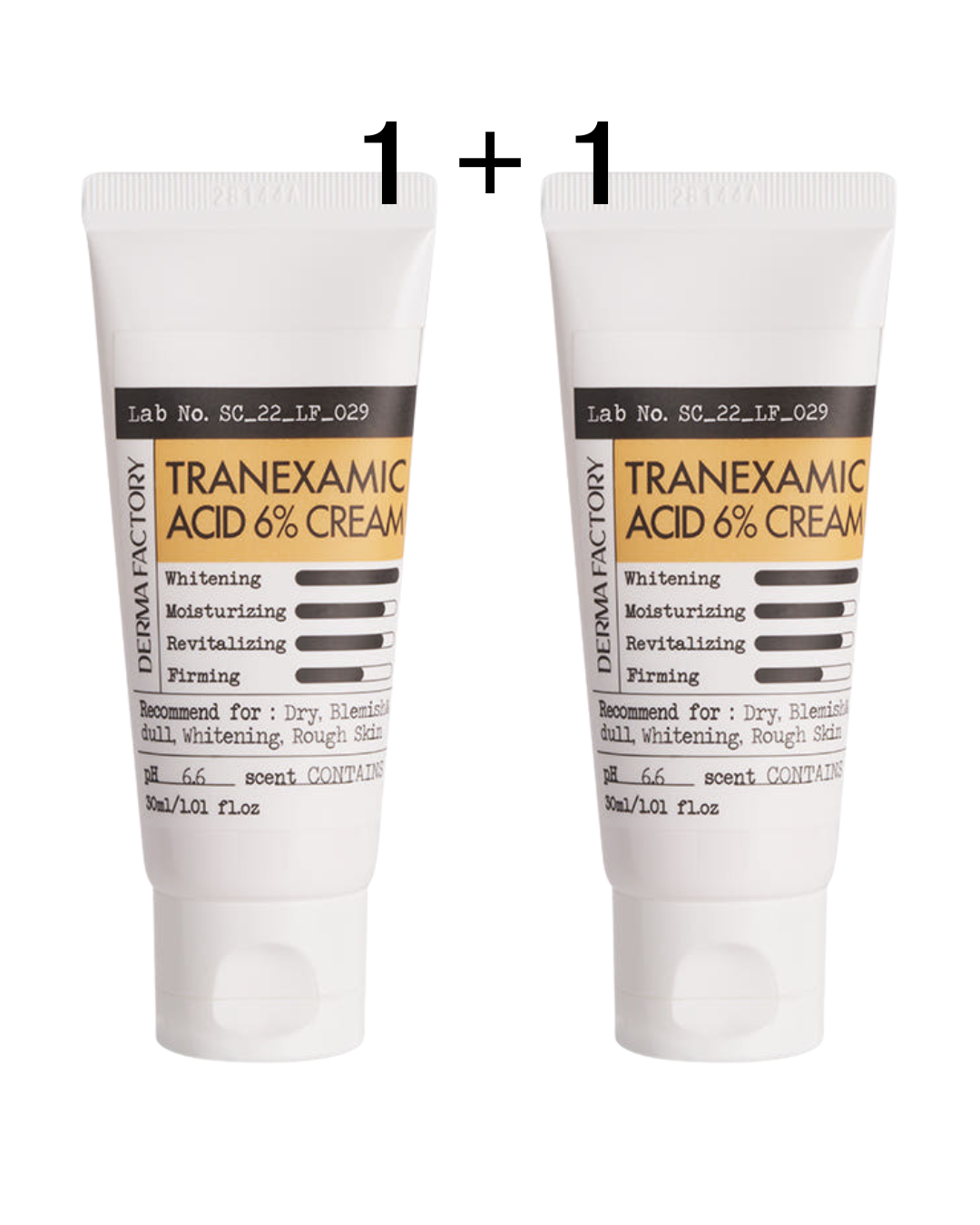[1+1] DERMA FACTORY Tranexamic Acid 6% Cream 30ml