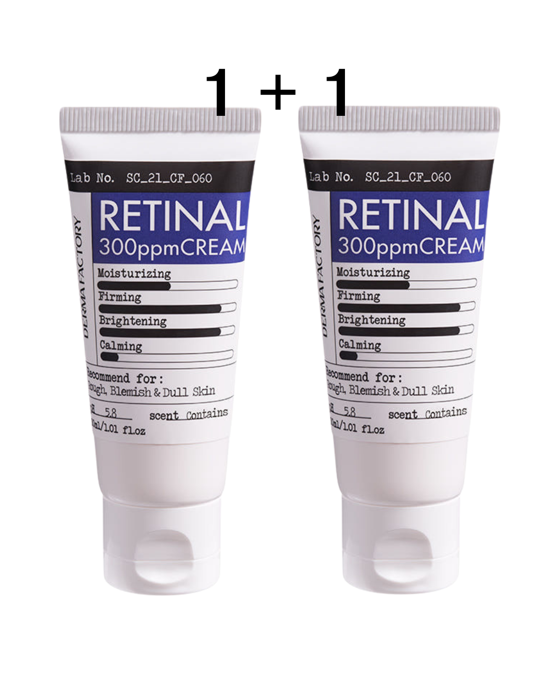 [1+1] DERMA FACTORY Retinal 300ppm Cream 30ml