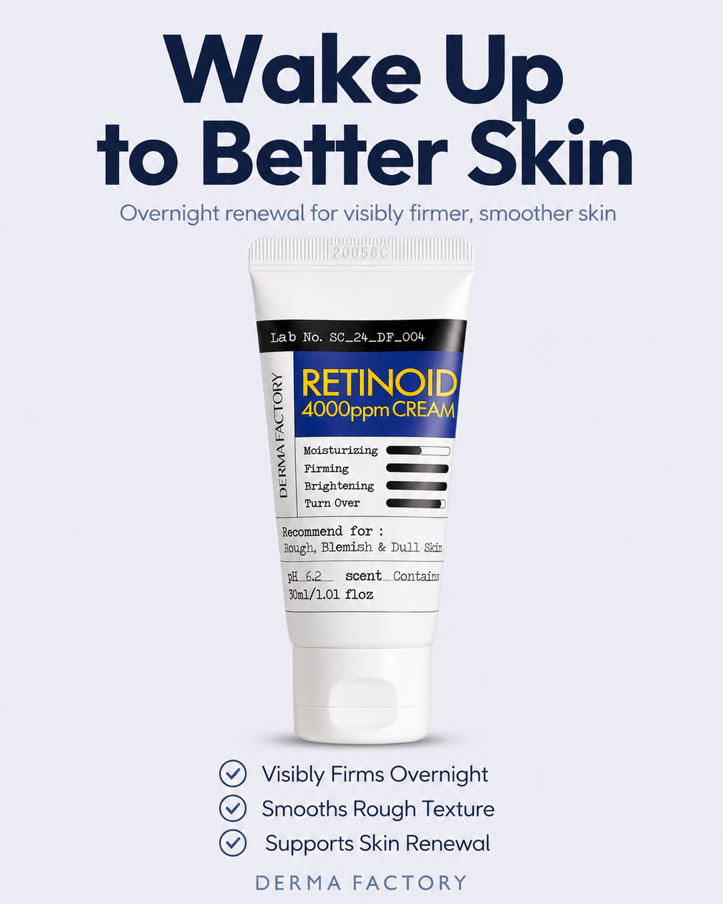 [1+1] DERMA FACTORY Retinoid 4000ppm Cream 30ml