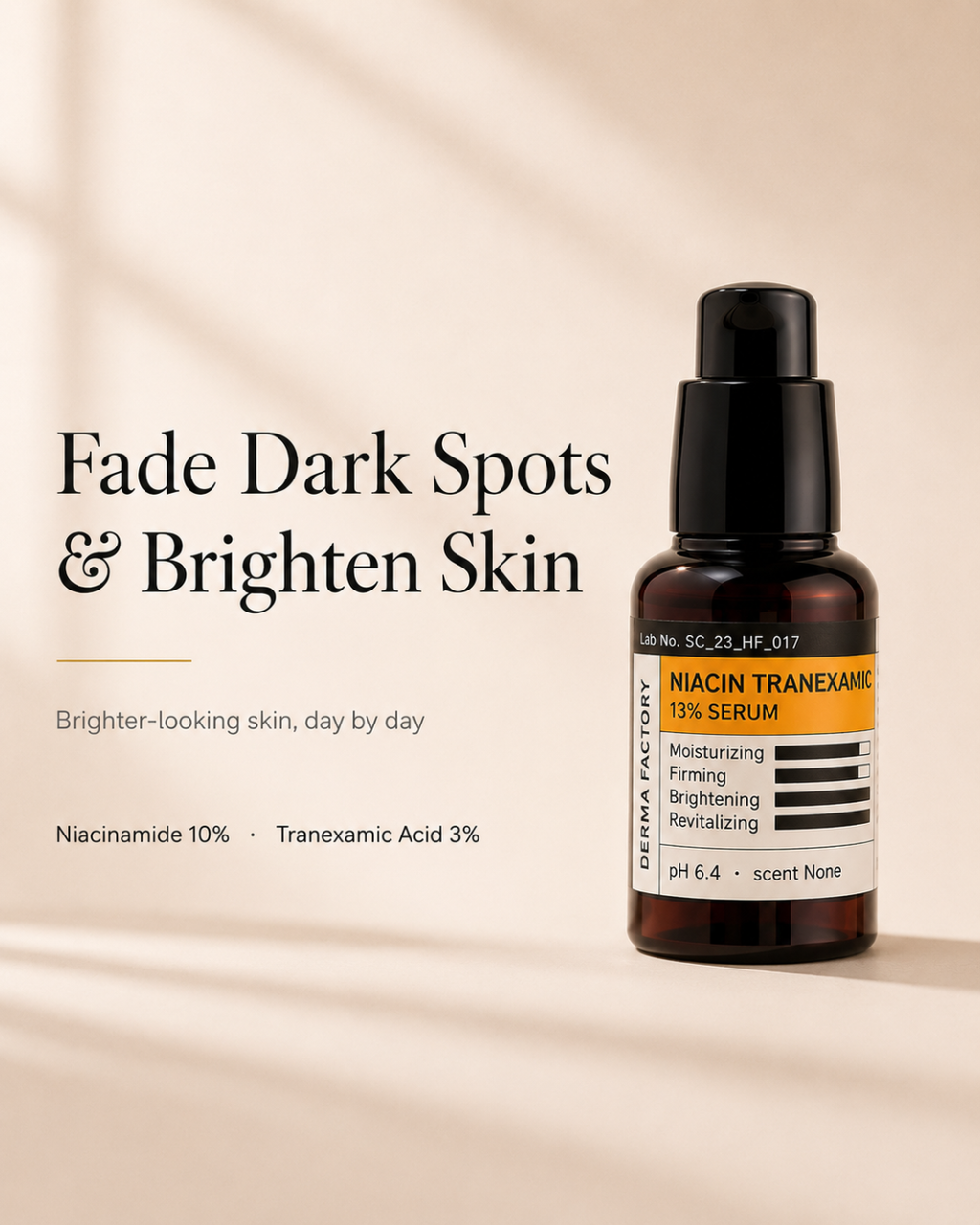 [1+1] DERMA FACTORY Niacin Tranexamic 13% Serum 30ml